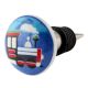 Train Flat Ceramic Wine Bottle Stopper